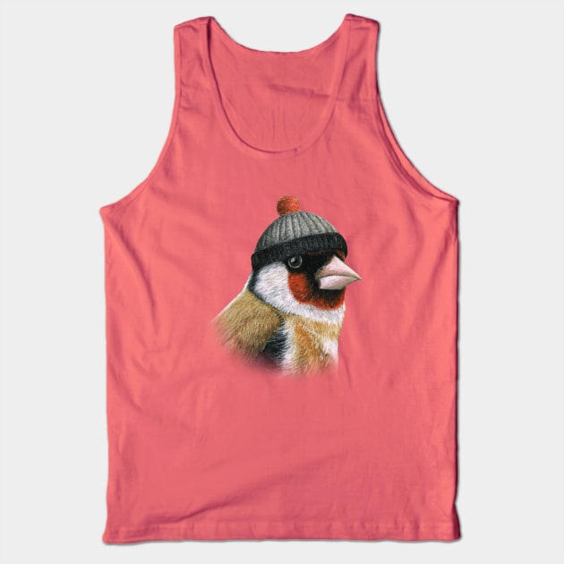 European goldfinch Tank Top by Mikhail Vedernikov